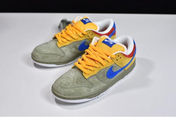 Nike SB Dunk Low Puff N Stuff Gray Yellow Blue 313170-341