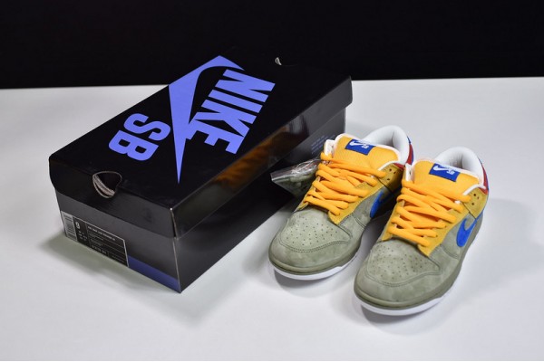 Nike SB Dunk Low Puff N Stuff Gray Yellow Blue 313170-341