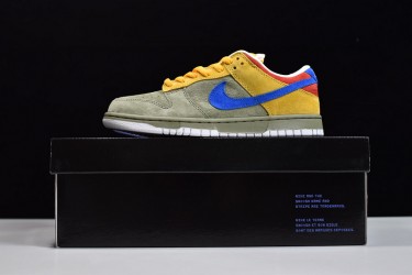 Nike SB Dunk Low "Puff N Stuff" Gray Yellow Blue 313170-341