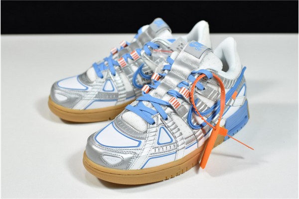 Off-White x Nike Air Rubber Dunk University Blue Gray Silver Blue CU6015-100