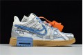 Off-White x Nike Air Rubber Dunk University Blue Gray Silver Blue CU6015-100