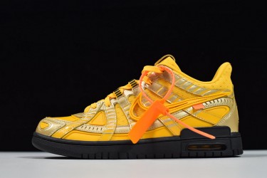 Off-White x Nike Air Rubber Dunk "University Gold" Gold Orange CU6015-700