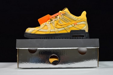 Off-White x Nike Air Rubber Dunk "University Gold" Gold Orange CU6015-700