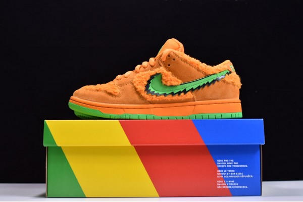 Grateful Dead x Nike SB Dunk Orange Bear Orange Green CJ5378-800