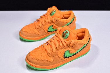 Grateful Dead x Nike SB Dunk "Orange Bear" Orange Green CJ5378-800