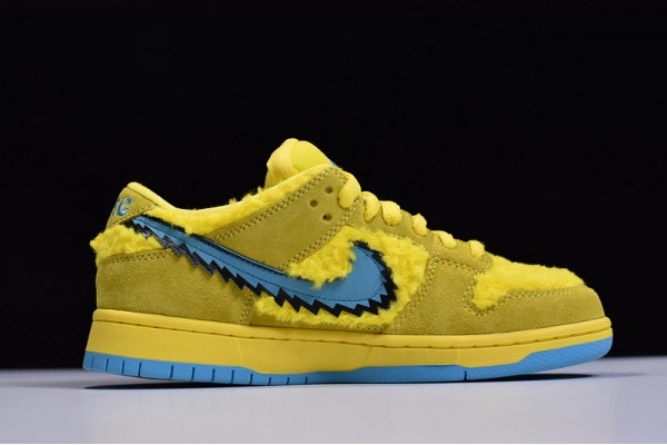 Grateful Dead x Nike SB Dunk Yellow Bear Yellow Blue CJ5378-700