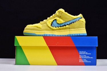 Grateful Dead x Nike SB Dunk "Yellow Bear" Yellow Blue CJ5378-700