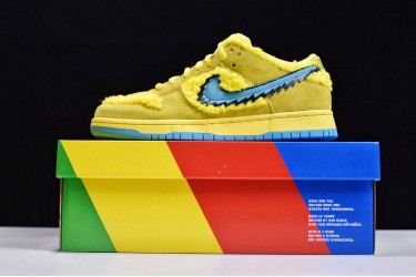 Grateful Dead x Nike SB Dunk "Yellow Bear" Yellow Blue CJ5378-700