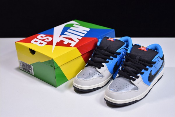 Instant Skateboards x Nike SB Dunk Low Blue Gray Black CZ5128-400