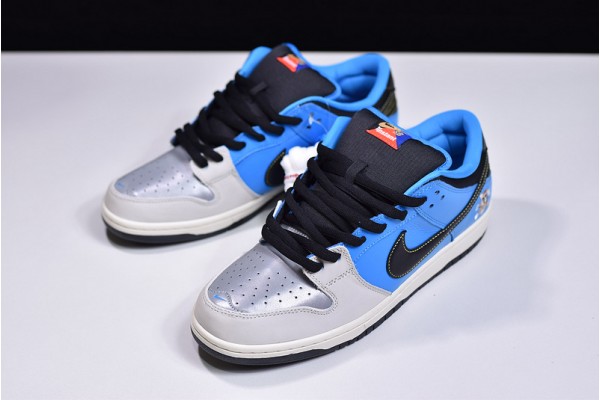 Instant Skateboards x Nike SB Dunk Low Blue Gray Black CZ5128-400