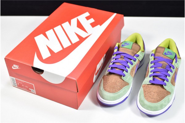 Nike Dunk SB Low Sp Veneer Brown Green Purple DA1469-200