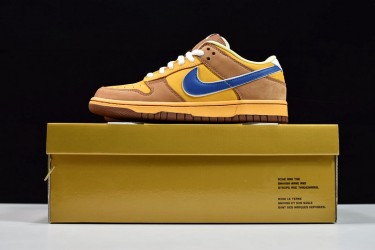 Nike Dunk SB Low "Newcastle Brown Ale" Yellow Brown Blue 313170-741