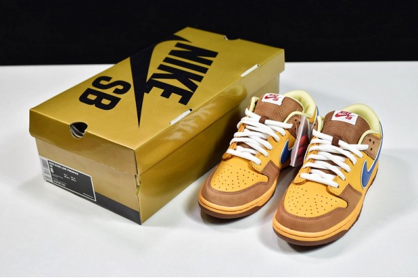 Nike Dunk SB Low Newcastle Brown Ale Yellow Brown Blue 313170-741