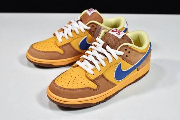 Nike Dunk SB Low Newcastle Brown Ale Yellow Brown Blue 313170-741