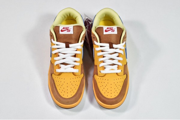 Nike Dunk SB Low Newcastle Brown Ale Yellow Brown Blue 313170-741