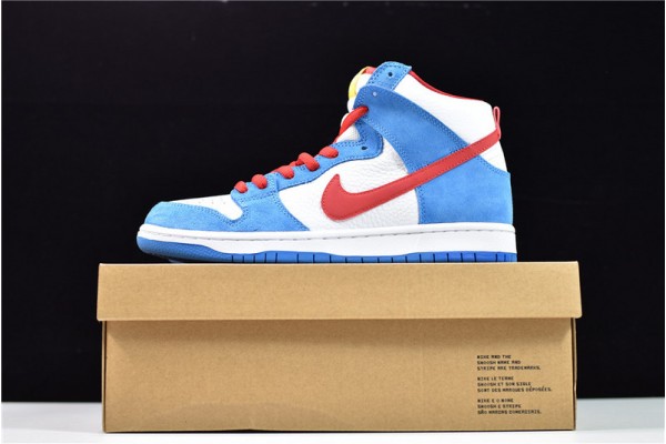 Nike SB Dunk Blue Doraemon Red White CI2692-400