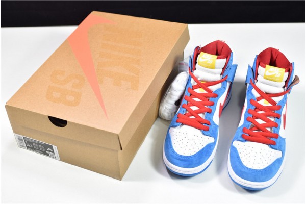 Nike SB Dunk Blue Doraemon Red White CI2692-400