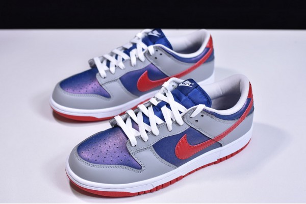 Nike SB Dunk Low Samba Laser Orange Gray Blue Red CZ2667-400