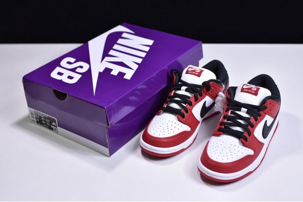 Nike SB Dunk Low Pro Chicago Red White Black BQ6817-600