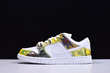 Nike SB Dunk Low Pro SB "De La Soul" White Yellow 304292-171