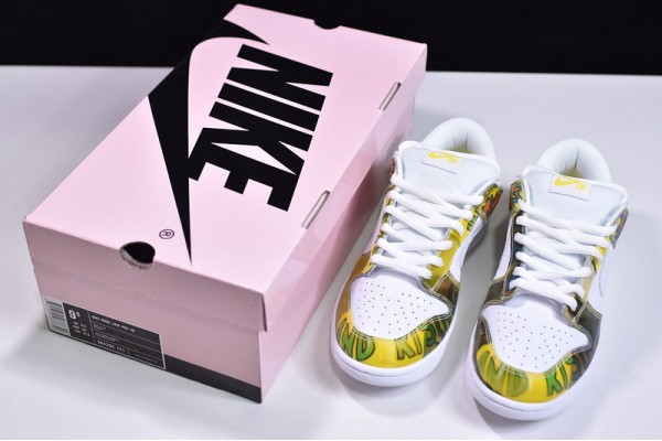 Nike SB Dunk Low Pro SB De La Soul White Yellow 304292-171