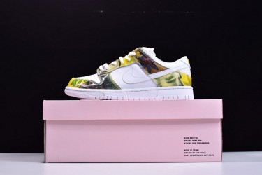 Nike SB Dunk Low Pro SB "De La Soul" White Yellow 304292-171