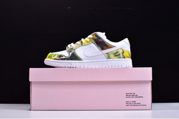 Nike SB Dunk Low Pro SB De La Soul White Yellow 304292-171