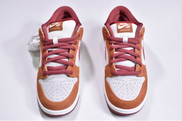 Nike SB Dunk Low Dark Russet Cedar Brown Red BQ6817-202