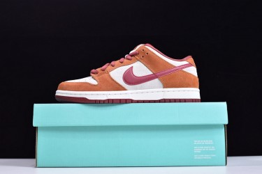 Nike SB Dunk Low "Dark Russet" Cedar Brown Red BQ6817-202