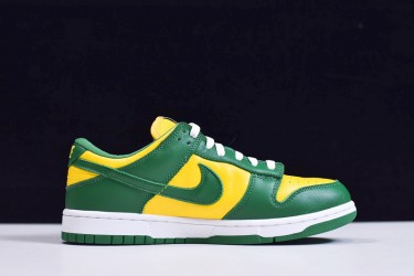 Nike SB Dunk Low SP "Brazil" Green Yellow CU1727-700