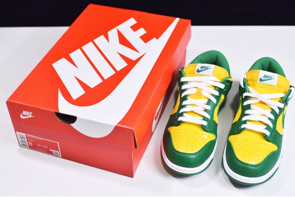 Nike SB Dunk Low SP Brazil Green Yellow CU1727-700