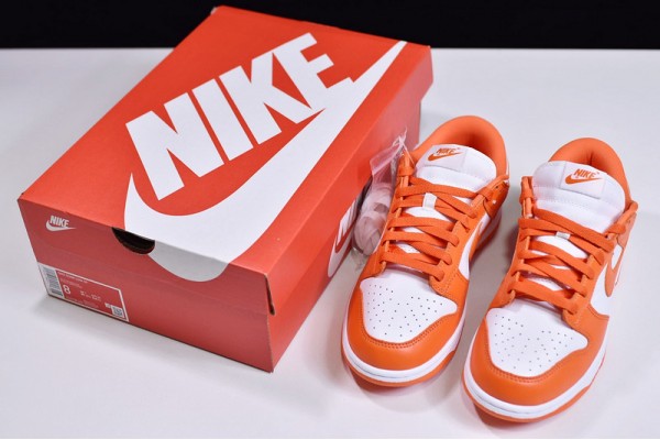 Nike SB Dunk Low SP Syracuse White Orange CU1726-101