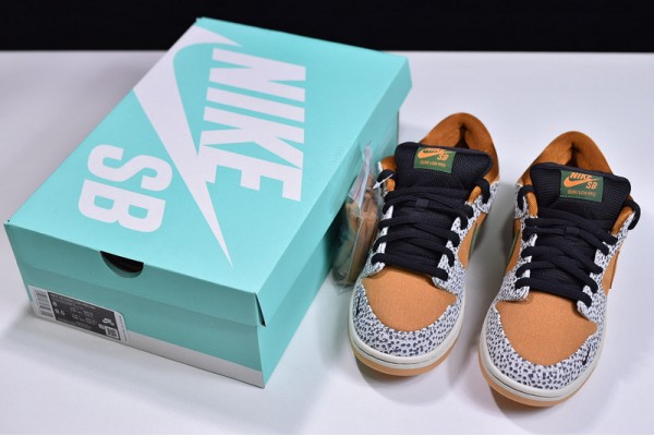 Nike SB Dunk Low Safari Brown Black CD2563-002