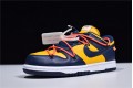 Off-White x NiKe SB Dunk Low "University Gold" Blue Orange CT0856-700