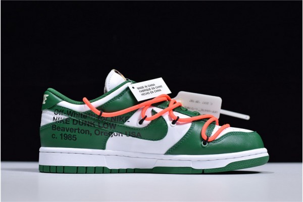 Off-White x Nike SB Dunk Low Pine Green Green White CT0856-100