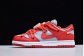 Off-White x Nike SB Dunk Low University Red Red Gray CT0856-600