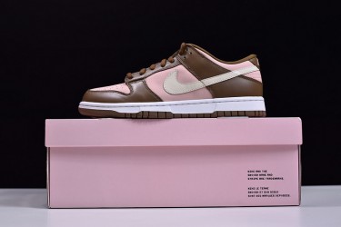 Stussy x Nike SB Dunk Low Pro "Cherry" Brown Pink 304292-671