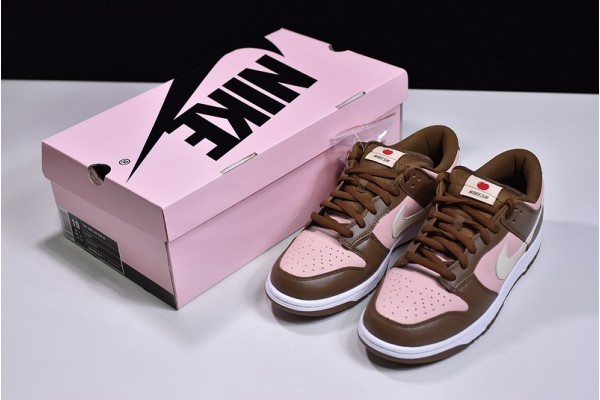 Stussy x Nike SB Dunk Low Pro Cherry Brown Pink 304292-671