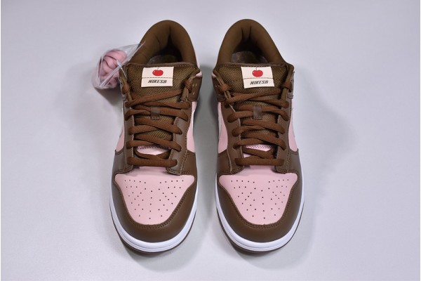 Stussy x Nike SB Dunk Low Pro Cherry Brown Pink 304292-671